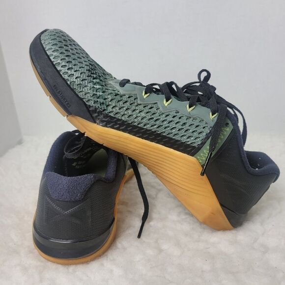Nike Metcon 6 Mens Shoes Size 7.5 Black Green Camo  CrossFit Training Sneakers - Picture 6 of 10